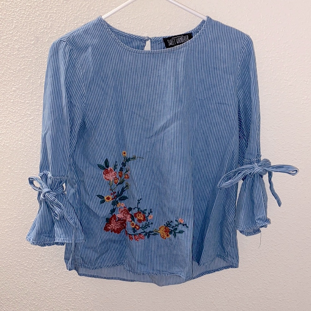 Blouse with Flowers